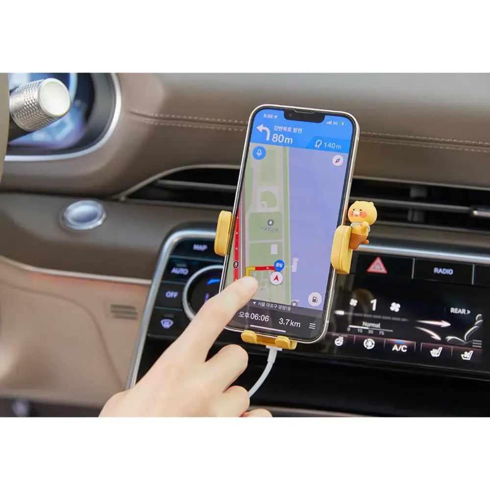 Netflix DP x Kakao Friends - Choonsik Auto Wireless Vehicle Charging Cradle - Netflix DP x Kakao Friends - Home & Living, Accessories - Harumio