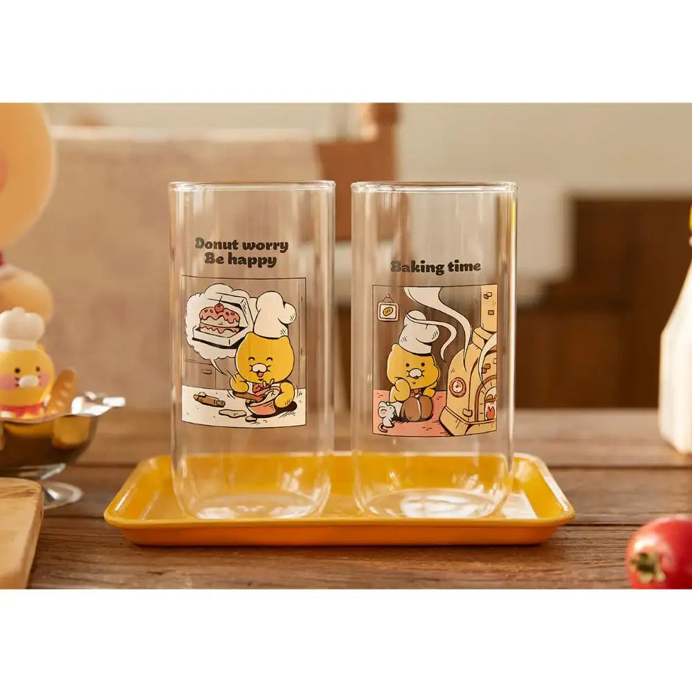 Kakao Friends - Baking Time Choonsik Heat-Resistant Glass Cup Set - Kakao Friends - Home & Living, Accessories - Harumio