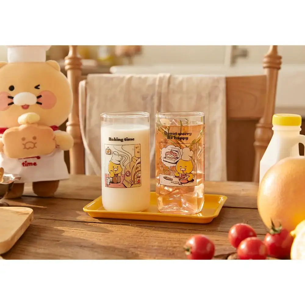 Kakao Friends - Baking Time Choonsik Heat-Resistant Glass Cup Set - Kakao Friends - Home & Living, Accessories - Harumio
