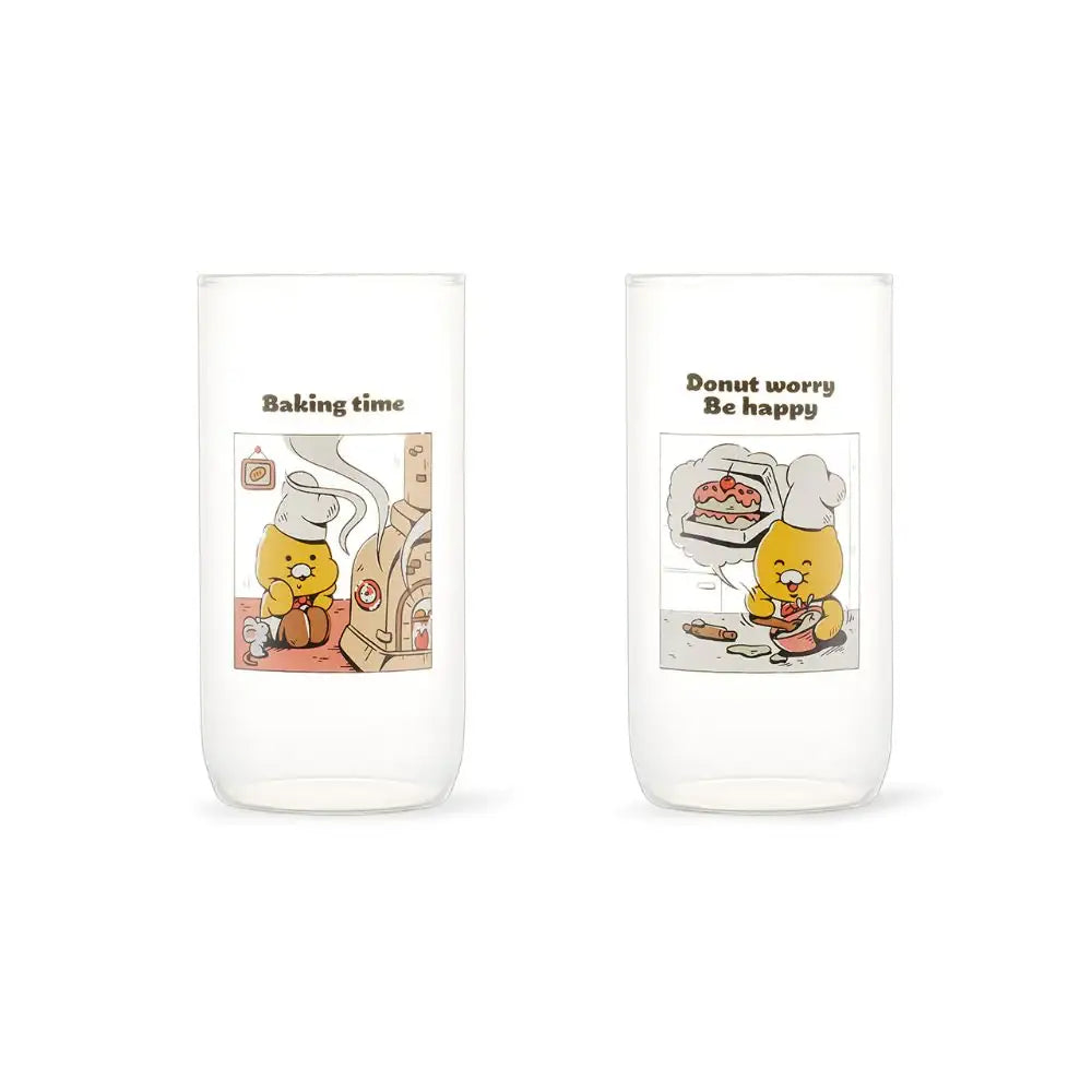 Kakao Friends - Baking Time Choonsik Heat-Resistant Glass Cup Set - Kakao Friends - Home & Living, Accessories - Harumio