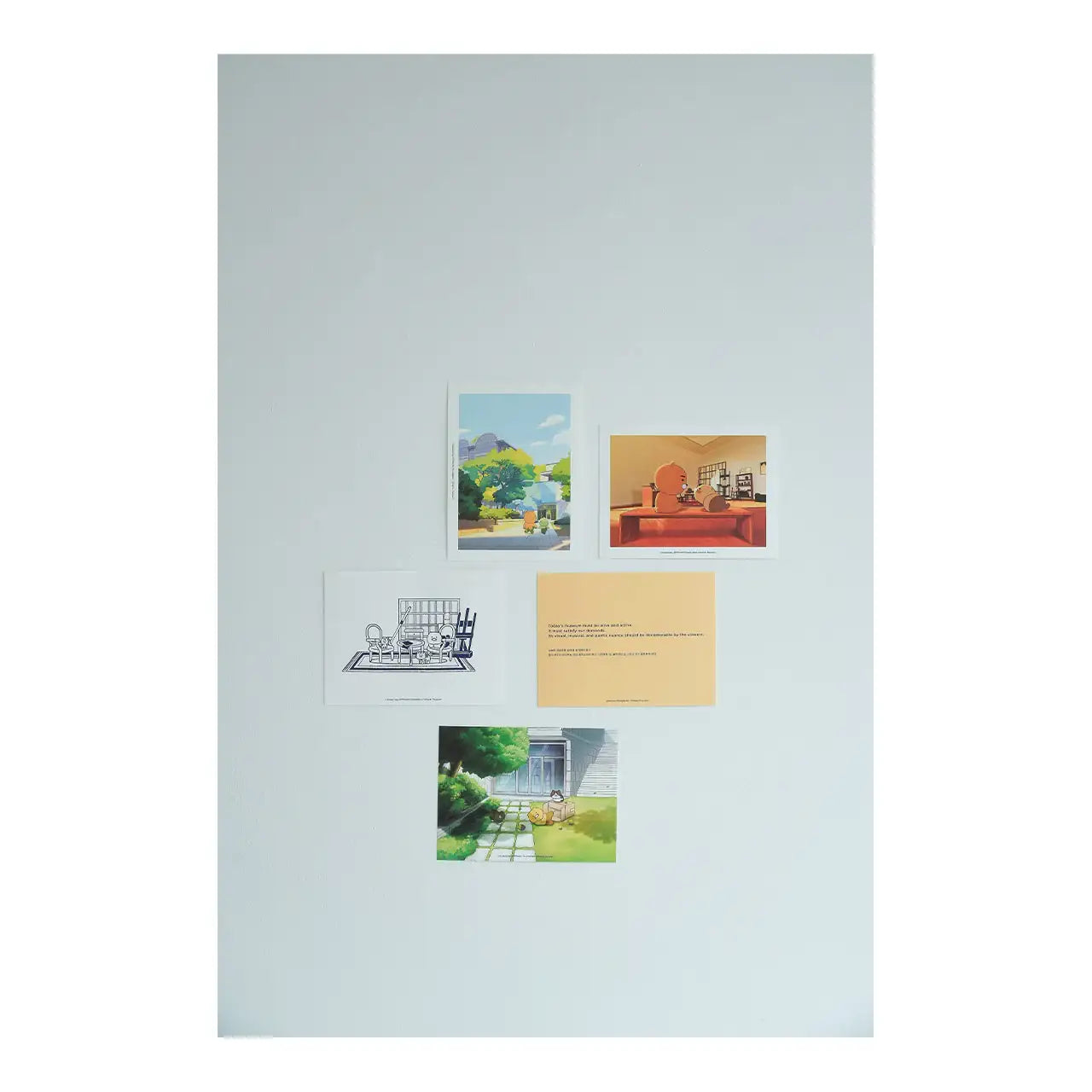 Kakao Friends - Choonsik with Whanki Museum Postcard Set (Limited Edition) - Kakao Friends - Accessories - Harumio