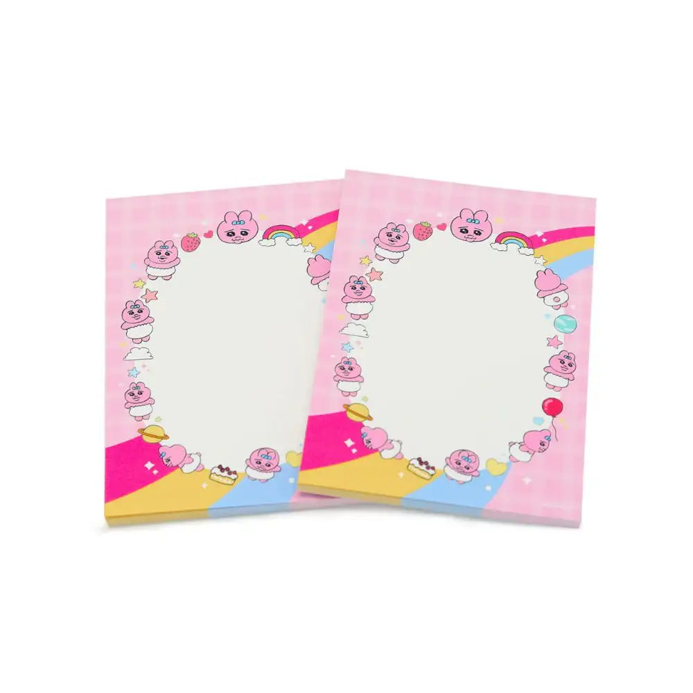 Kakao Friends - Punkyu Rabbit Rainbow Post-It - Kakao Friends - Home & Living, Accessories - Harumio