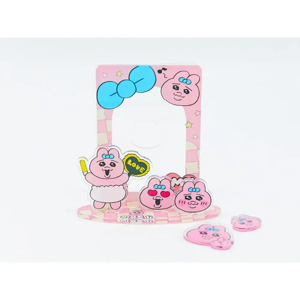 Kakao Friends - Punkyu Rabbit Pink My Love Photocard Acrylic Stand - Kakao Friends - Photocard - Harumio