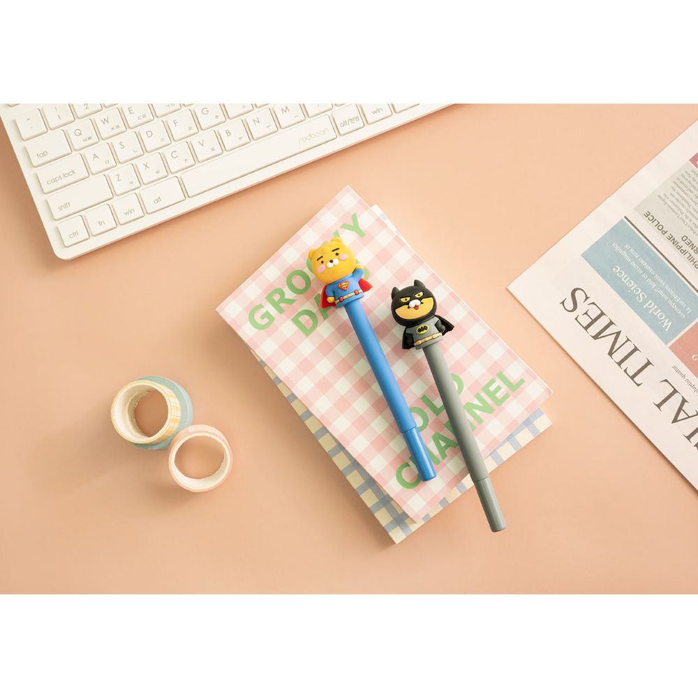 DC x Kakao Friends - Ryan & Choonsik Figure Gel Pen Set
