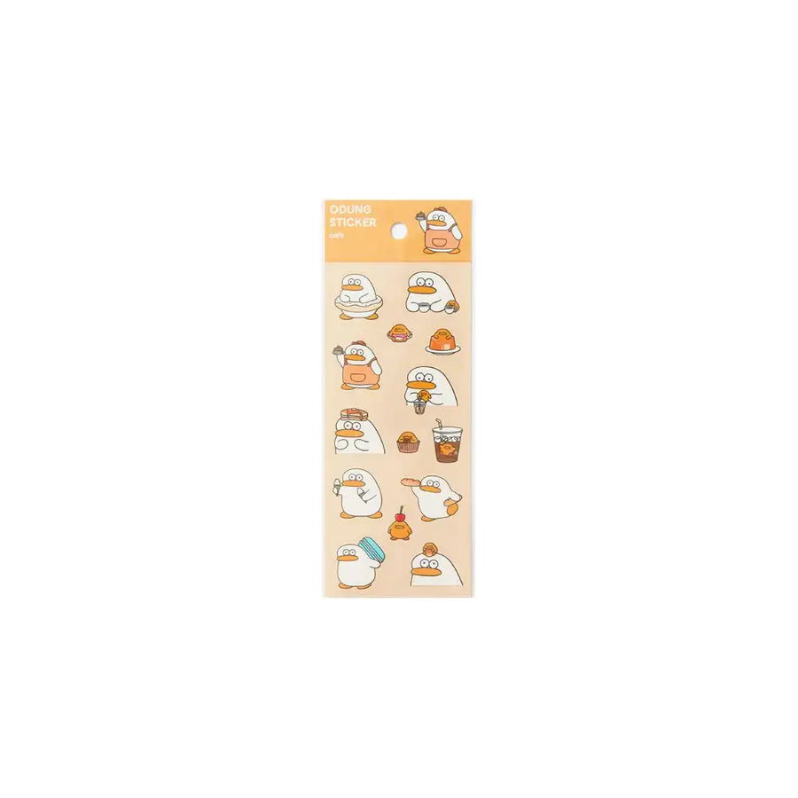 Kakao Friends - Odung Cafe Sticker - Kakao Friends - Home & Living, Accessories - Harumio