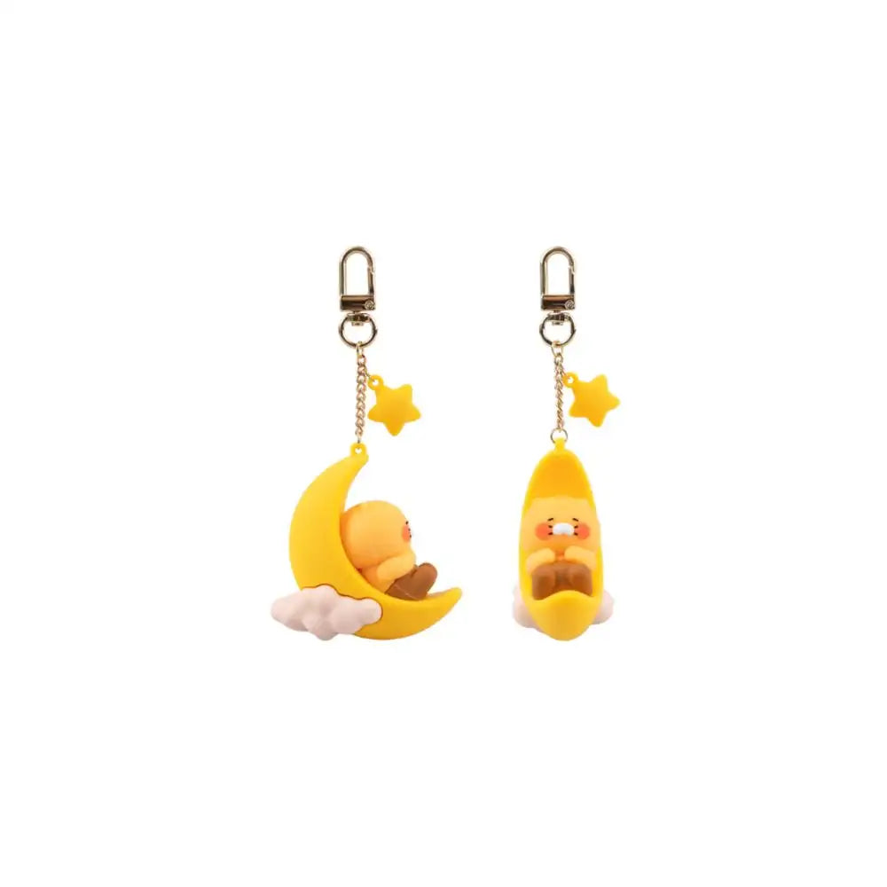 Kakao Friends - Choonsik Yellow Moon Figure Keyring - Kakao Friends - Accessories - Harumio