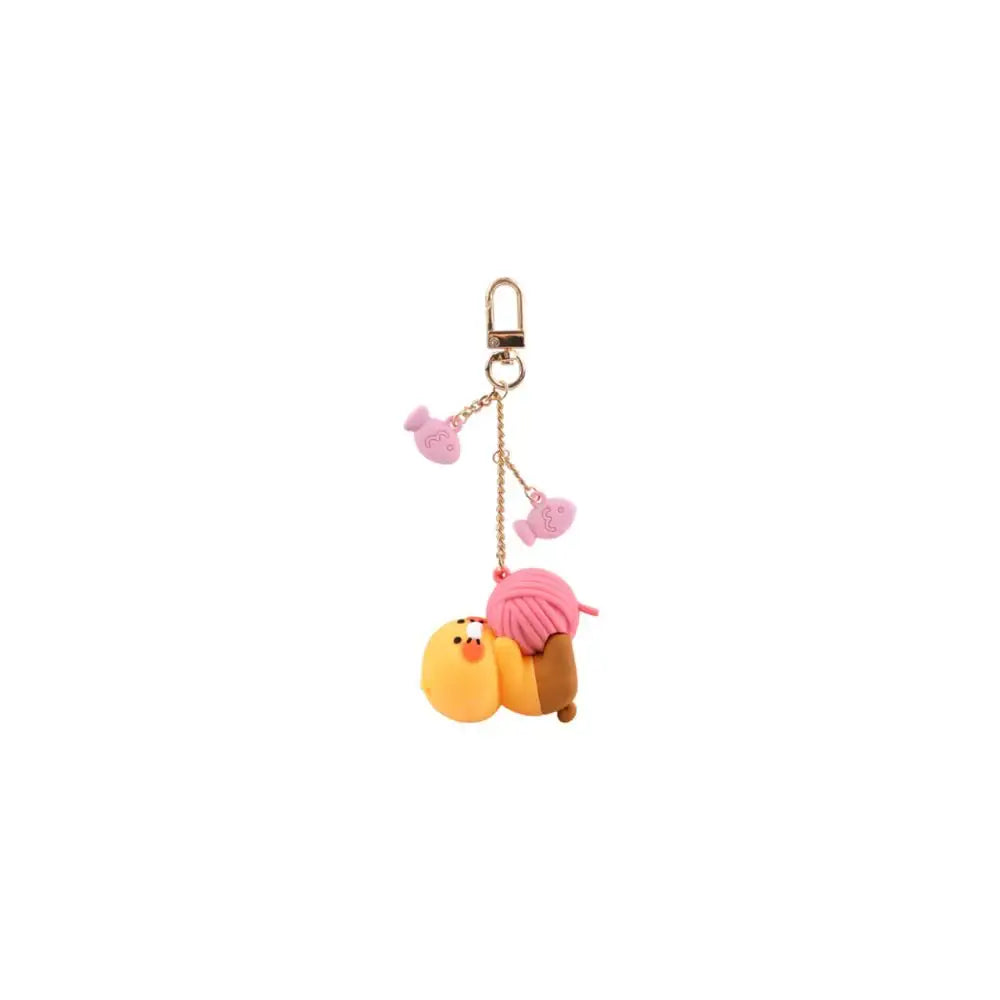 Kakao Friends - Choonsik & Ball of Thread Figure Keyring - Kakao Friends - Accessories - Harumio