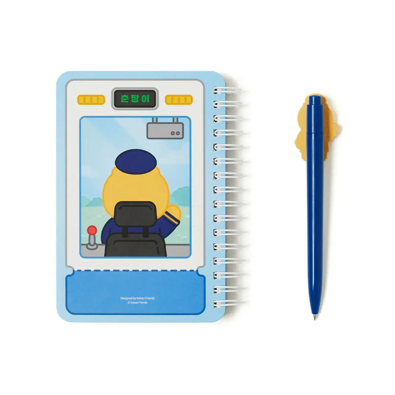 Kakao Friends - Choonsik Station Master Notebook & Pen Set - Kakao Friends - Accessories - Harumio