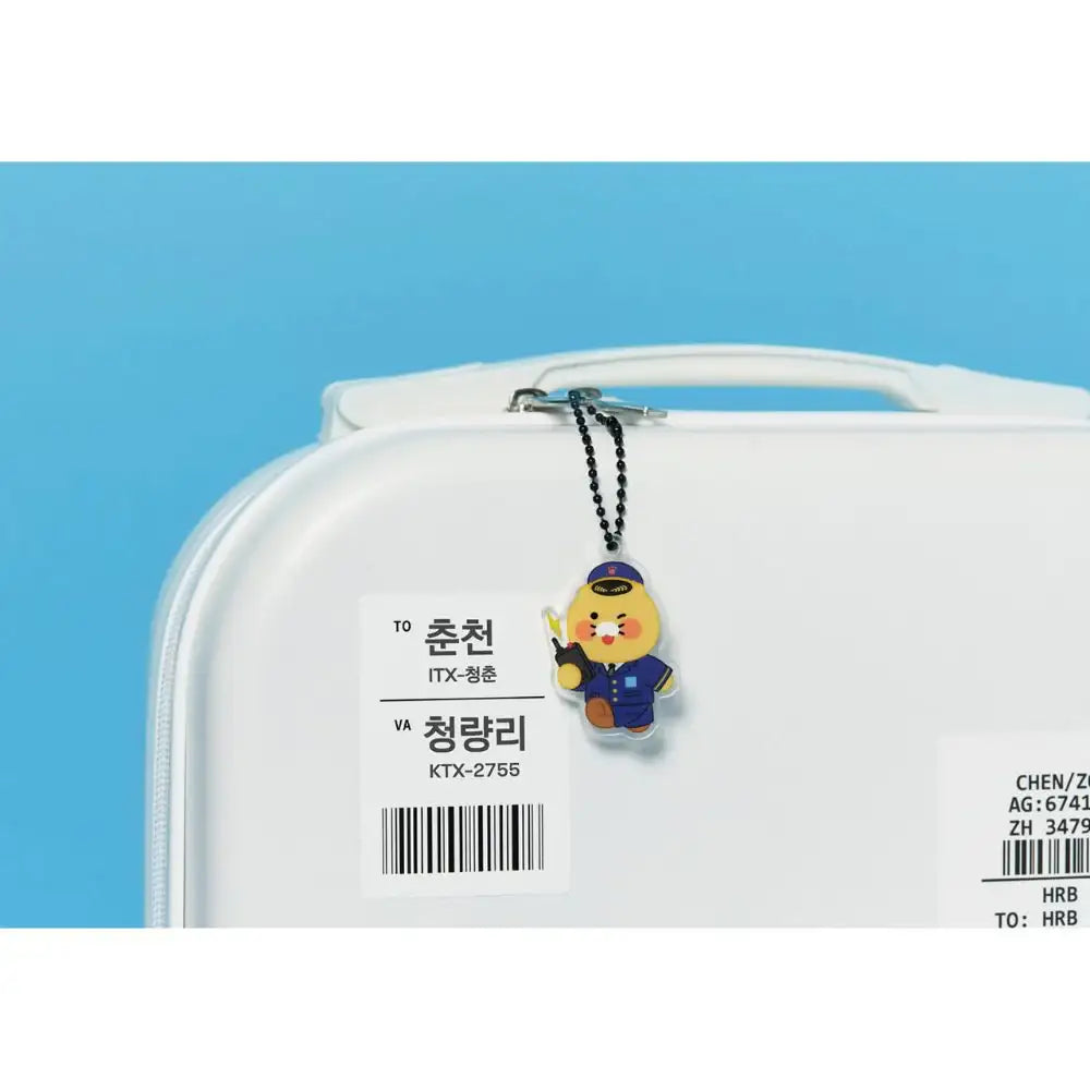 Kakao Friends - Choonsik Station Master Acrylic Keyring - Kakao Friends - Accessories - Harumio