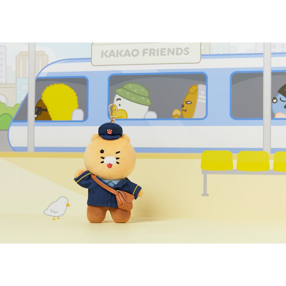 Kakao Friends - Choonsik Station Master Doll Keyring