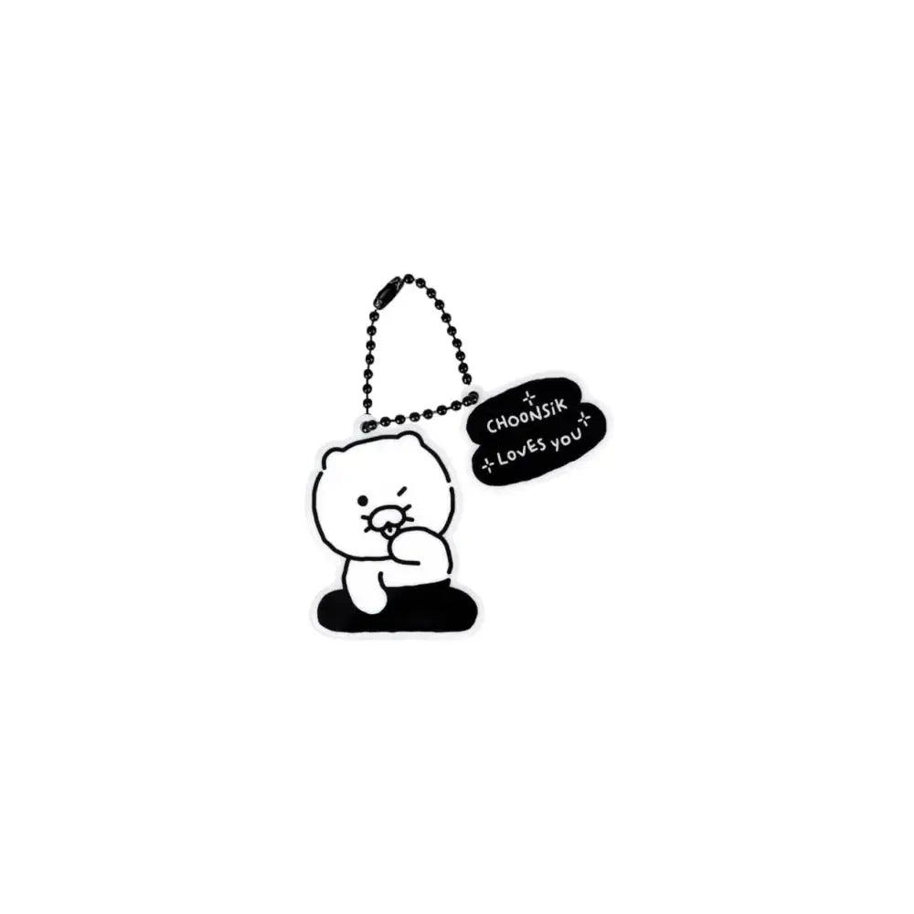 Kakao Friends - Doodle Doodle Choonsik Acrylic Keyring - Kakao Friends - Acrylic Keyring - Harumio