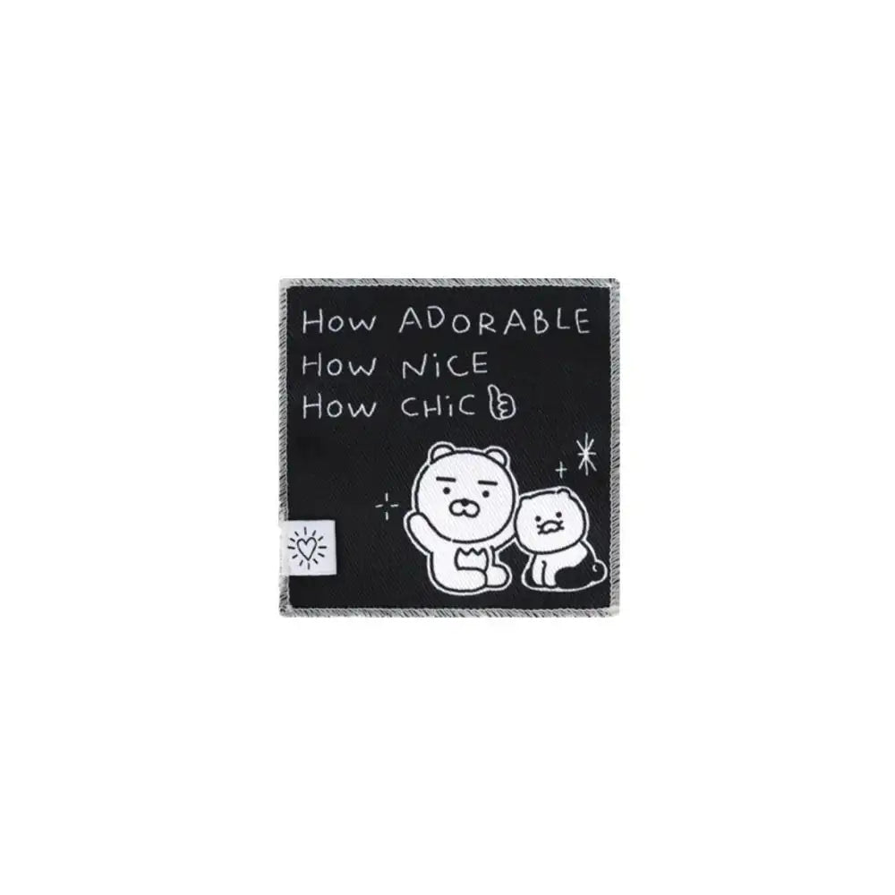 Kakao Friends - Doodle Doodle Ryan & Choonsik Fabric Coaster Set - Kakao Friends - Home & Living, Accessories - Harumio