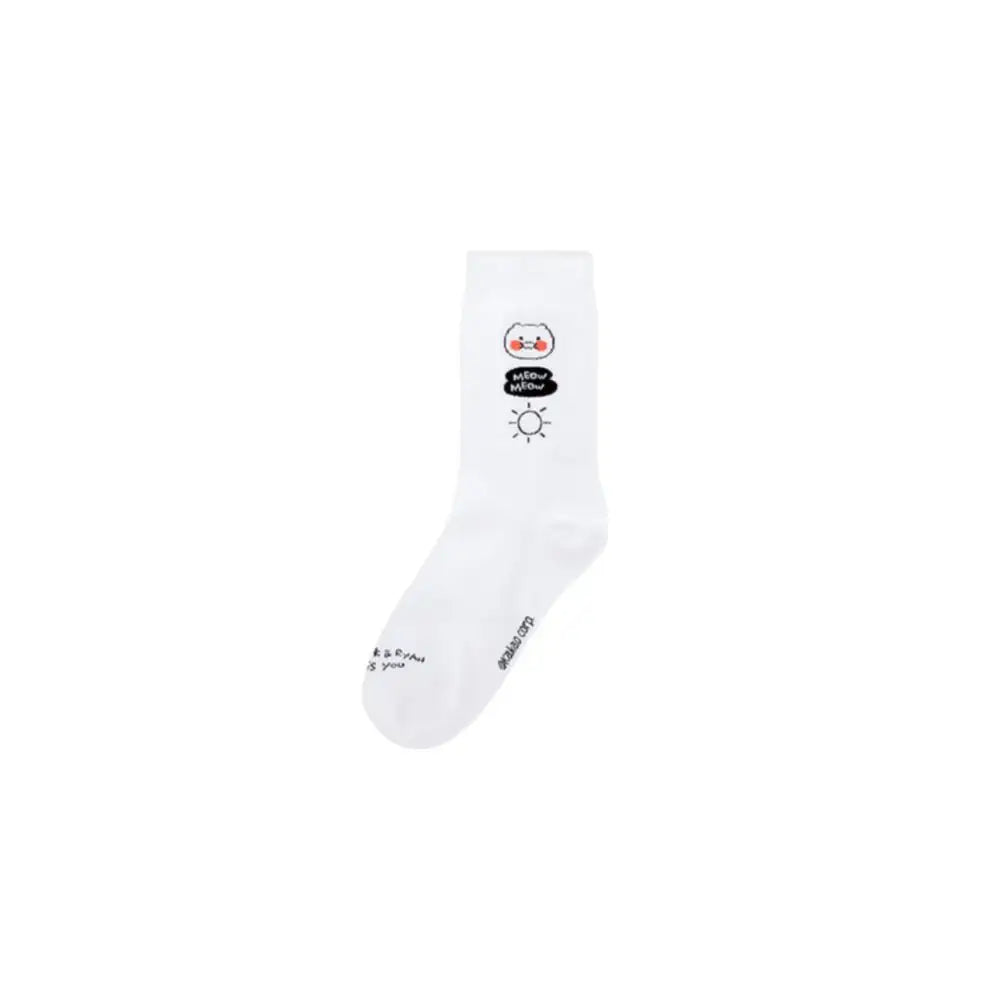 Kakao Friends - Doodle Doodle Ryan & Choonsik Long Socks Set - Kakao Friends - Home & Living, Accessories - Harumio