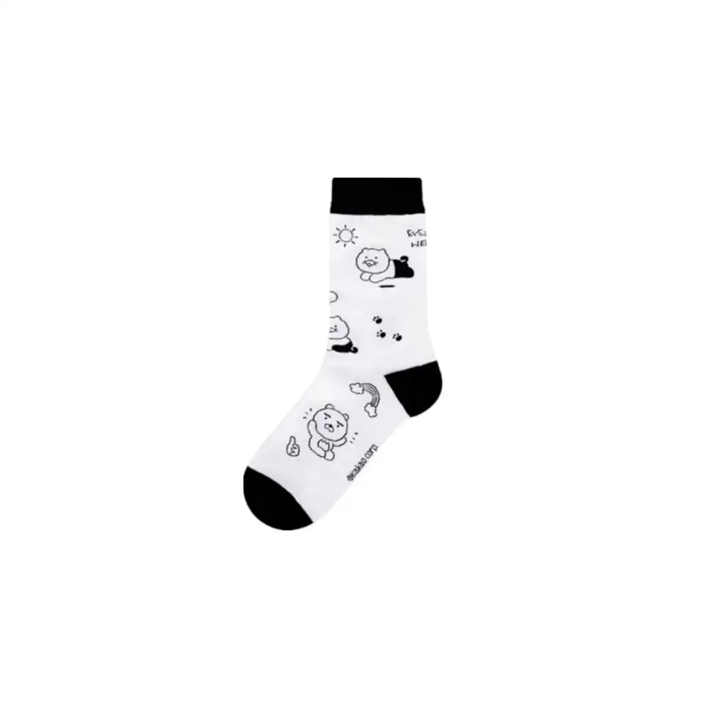 Kakao Friends - Doodle Doodle Ryan & Choonsik Long Socks Set - Kakao Friends - Home & Living, Accessories - Harumio