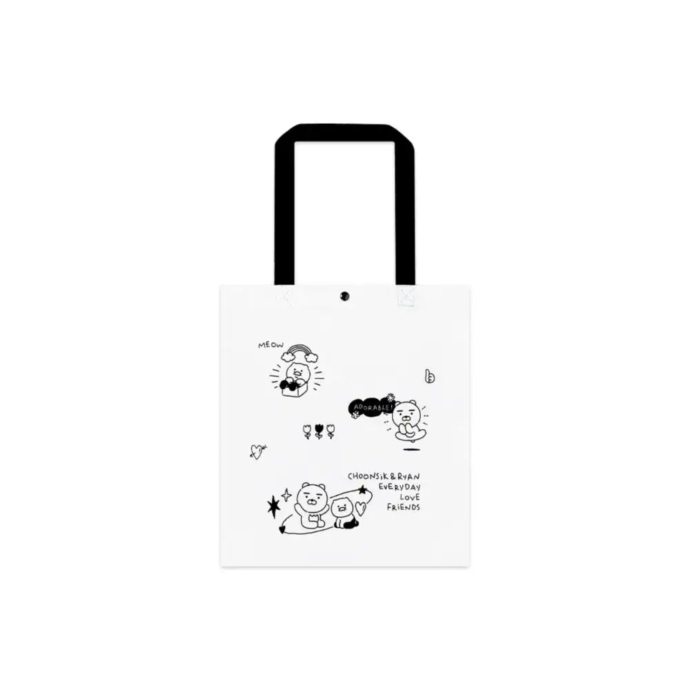 Kakao Friends - Doodle Doodle Ryan & Choonsik Eco Bag - Kakao Friends - Home & Living, Accessories - Harumio