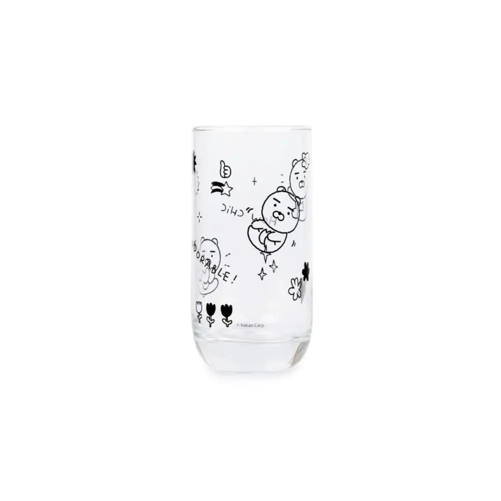 Kakao Friends - Doodle Doodle Ryan & Choonsik Glass Cup Set - Kakao Friends - Home & Living, Accessories - Harumio