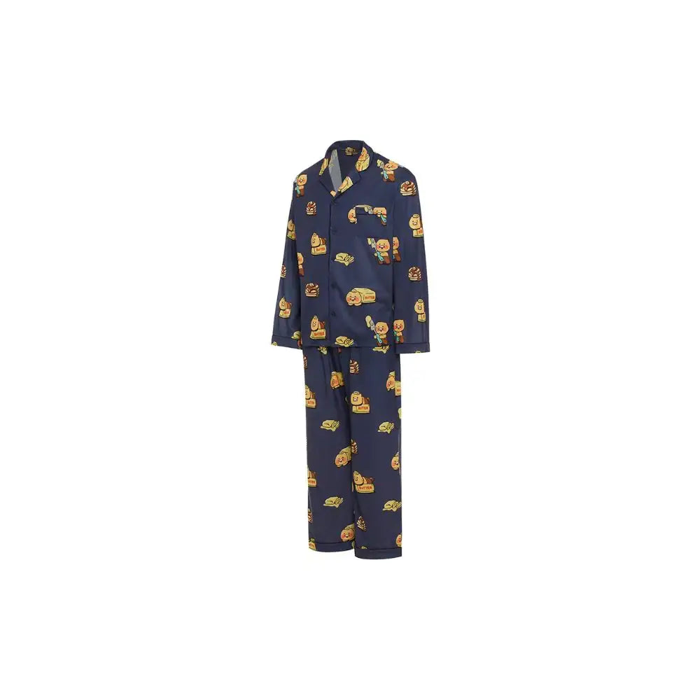 Kakao Friends - Baking Time Choonsik Navy Pajamas Set - Kakao Friends - Clothing - Harumio
