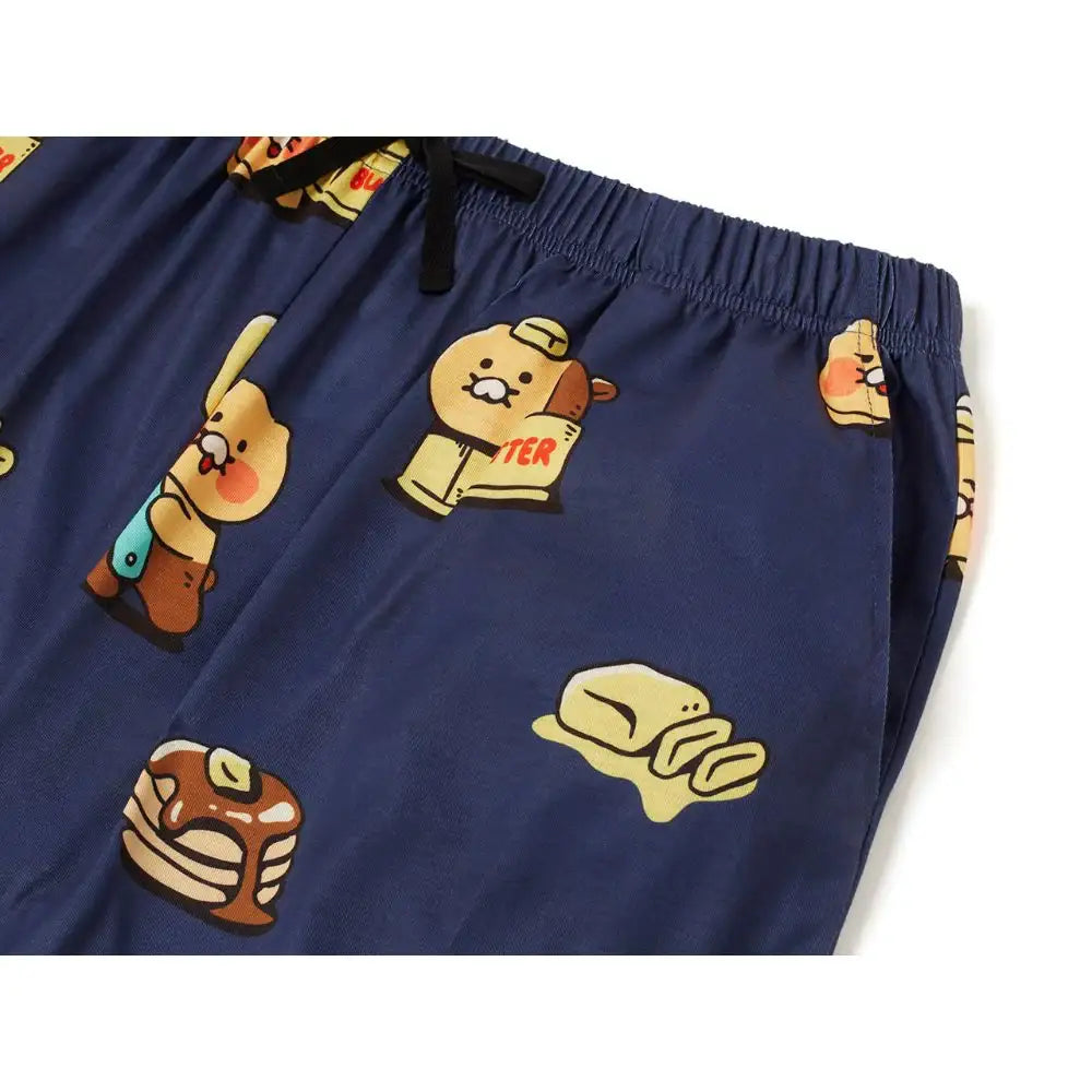 Kakao Friends - Baking Time Choonsik Navy Pajamas Set - Kakao Friends - Clothing - Harumio