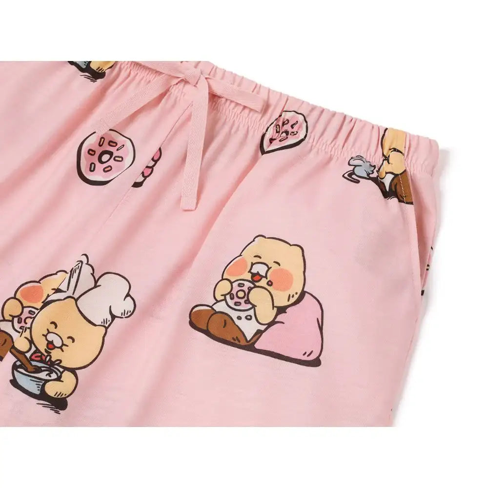 Kakao Friends - Baking Time Choonsik Pinky Women Pajamas Set - Kakao Friends - Clothing - Harumio
