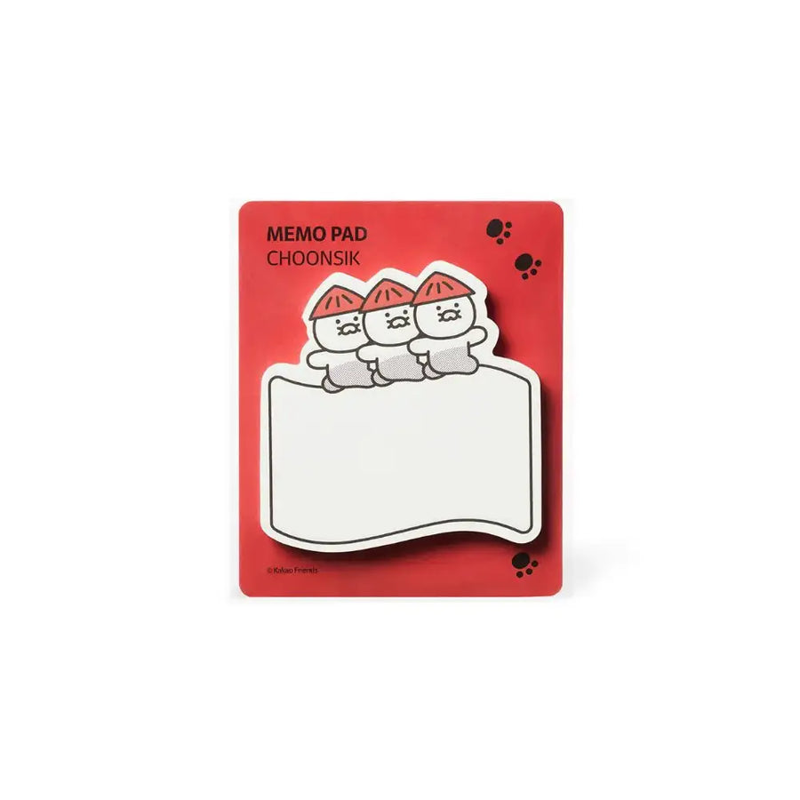 Kakao Friends - Choonsik Dorak Sticky Note - Kakao Friends - Home & Living, Accessories - Harumio