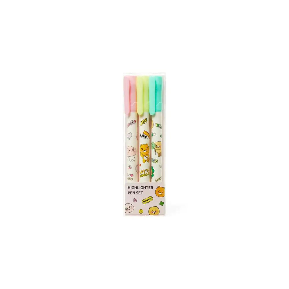 Kakao Friends - Color Pop Monami Highlighter Pen Set - Kakao Friends - Home & Living, Accessories - Harumio