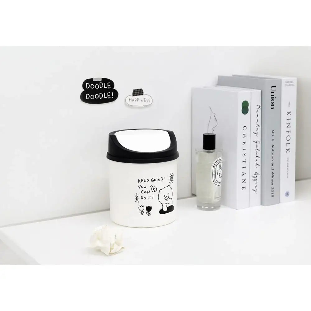 Kakao Friends - Doodle Doodle Ryan & Choonsik Desk Trash Can - Kakao Friends - Home & Living, Accessories - Harumio