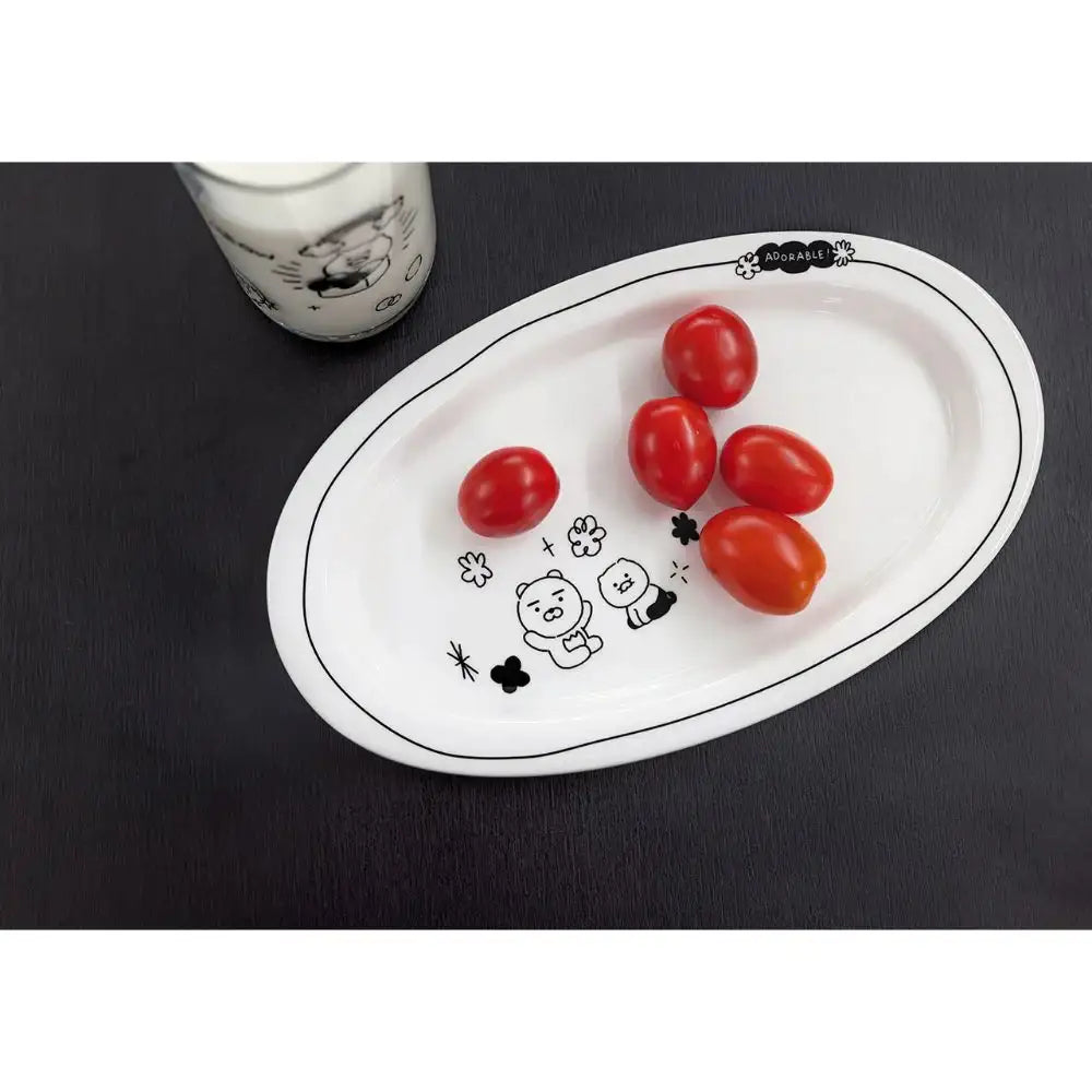 Kakao Friends - Doodle Doodle Ryan & Choonsik Plate - Kakao Friends - Home & Living, Accessories - Harumio