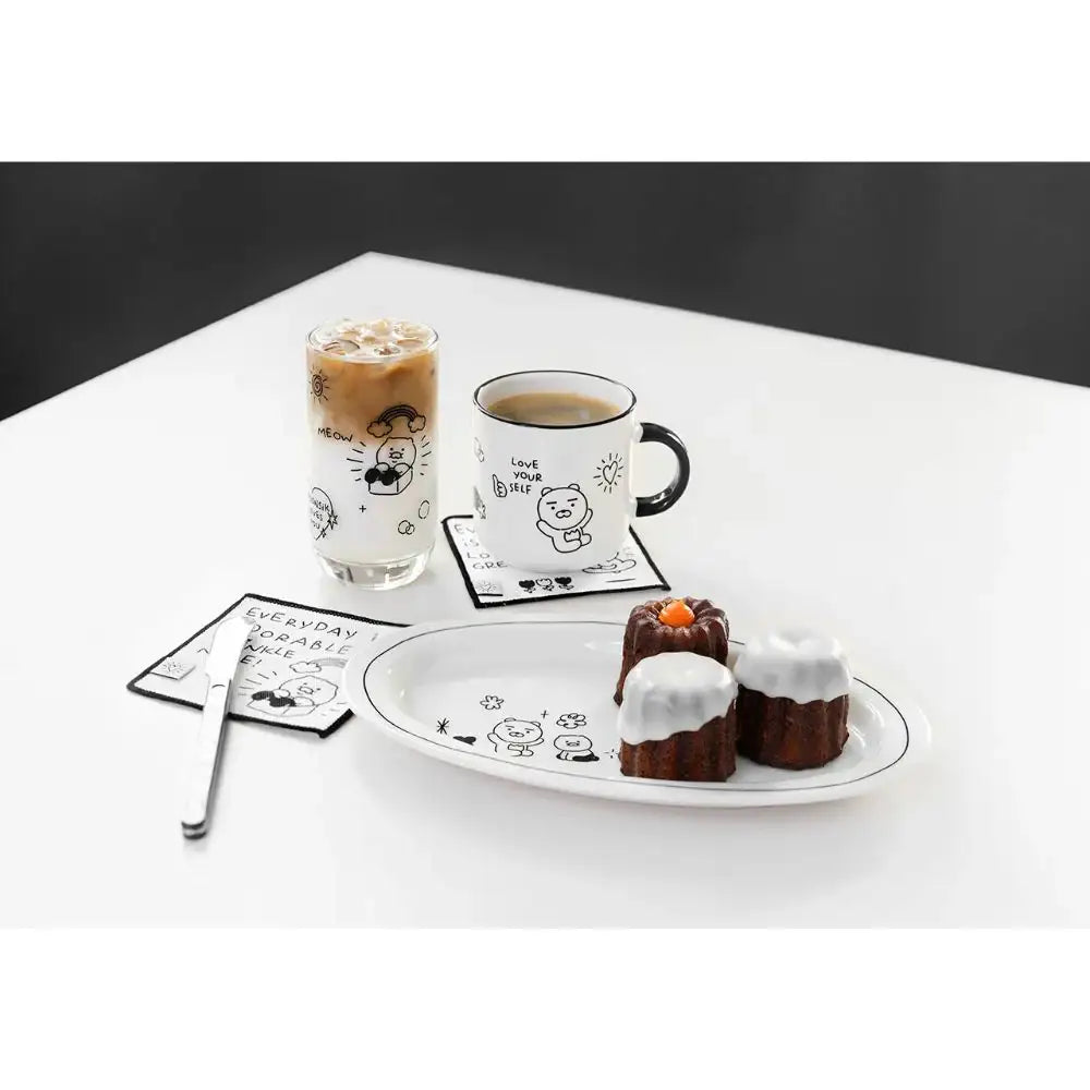 Kakao Friends - Doodle Doodle Ryan & Choonsik Plate - Kakao Friends - Home & Living, Accessories - Harumio