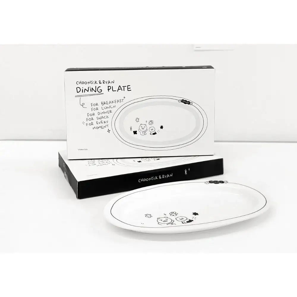 Kakao Friends - Doodle Doodle Ryan & Choonsik Plate - Kakao Friends - Home & Living, Accessories - Harumio