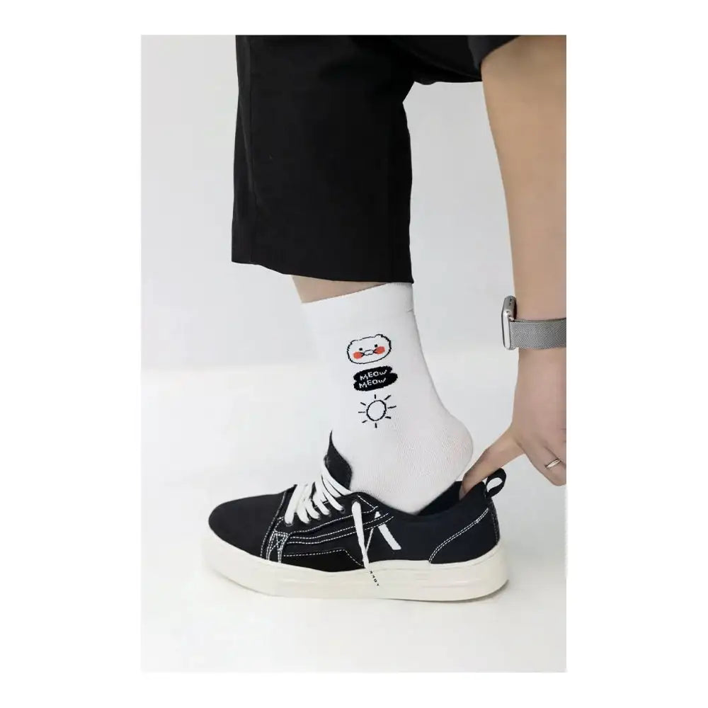 Kakao Friends - Doodle Doodle Ryan & Choonsik Long Socks Set - Kakao Friends - Home & Living, Accessories - Harumio