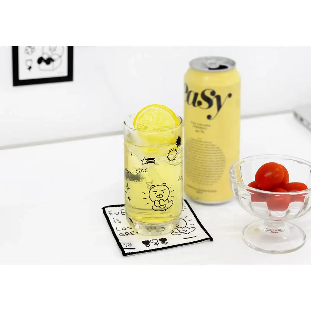 Kakao Friends - Doodle Doodle Ryan & Choonsik Glass Cup Set - Kakao Friends - Home & Living, Accessories - Harumio