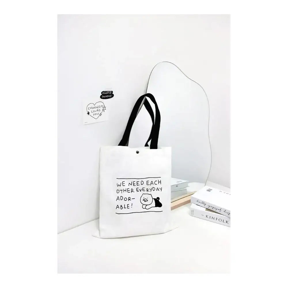 Kakao Friends - Doodle Doodle Ryan & Choonsik Eco Bag - Kakao Friends - Home & Living, Accessories - Harumio