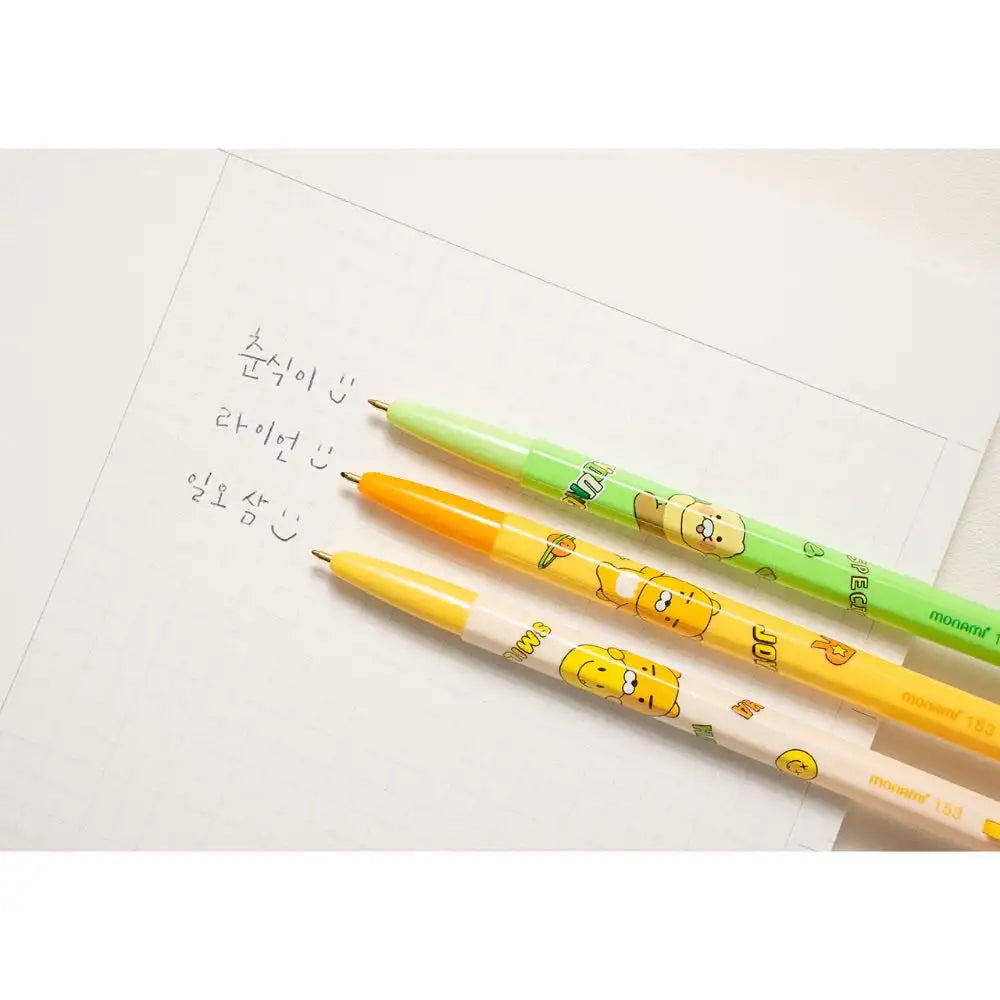 Kakao Friends - Color Pop Monami Ball Point Pen Set - Kakao Friends - Home & Living, Accessories - Harumio