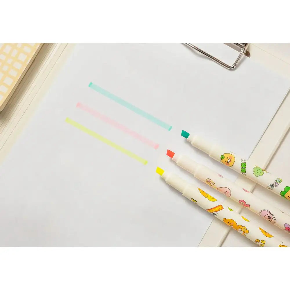 Kakao Friends - Color Pop Monami Highlighter Pen Set - Kakao Friends - Home & Living, Accessories - Harumio
