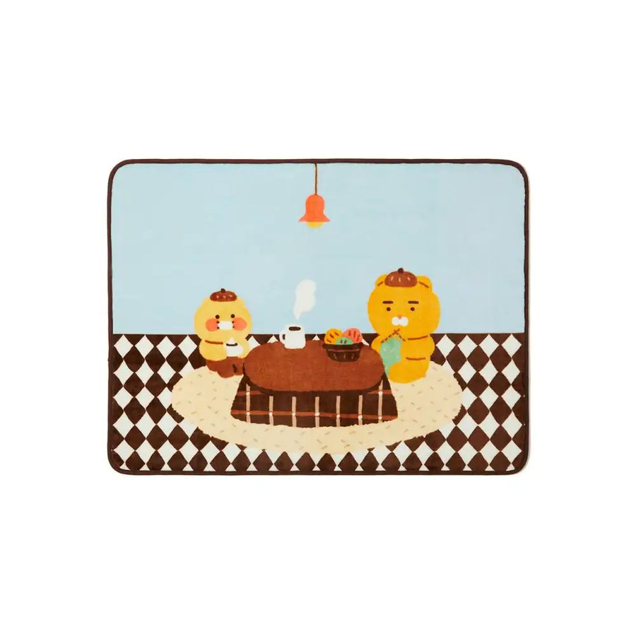 Kakao Friends - Ryan & Choonsik Cabin in the Forest Blanket - Kakao Friends - Home & Living, Accessories - Harumio