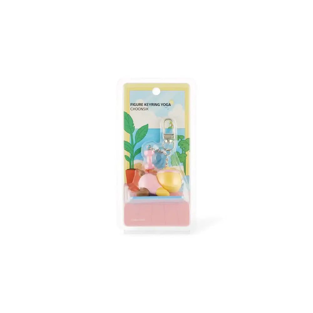 Kakao Friends - Choonsik Into Yoga Figure Keyring - Kakao Friends - Accessories - Harumio