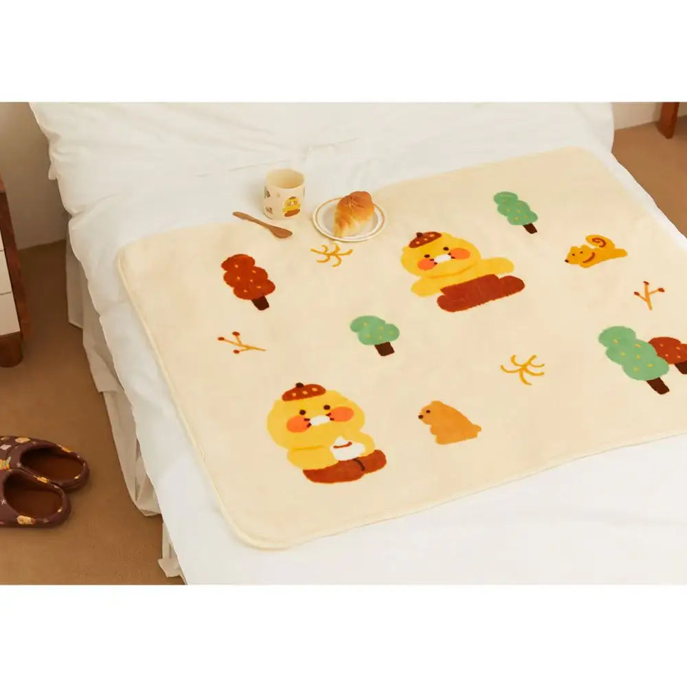 Kakao Friends - Choonsik Cabin in the Forest Basic Blanket - Kakao Friends - Home & Living, Accessories - Harumio