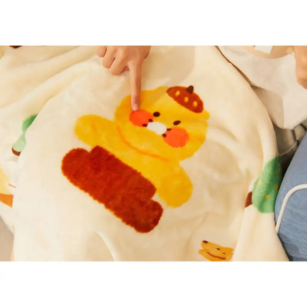 Kakao Friends - Choonsik Cabin in the Forest Basic Blanket - Kakao Friends - Home & Living, Accessories - Harumio