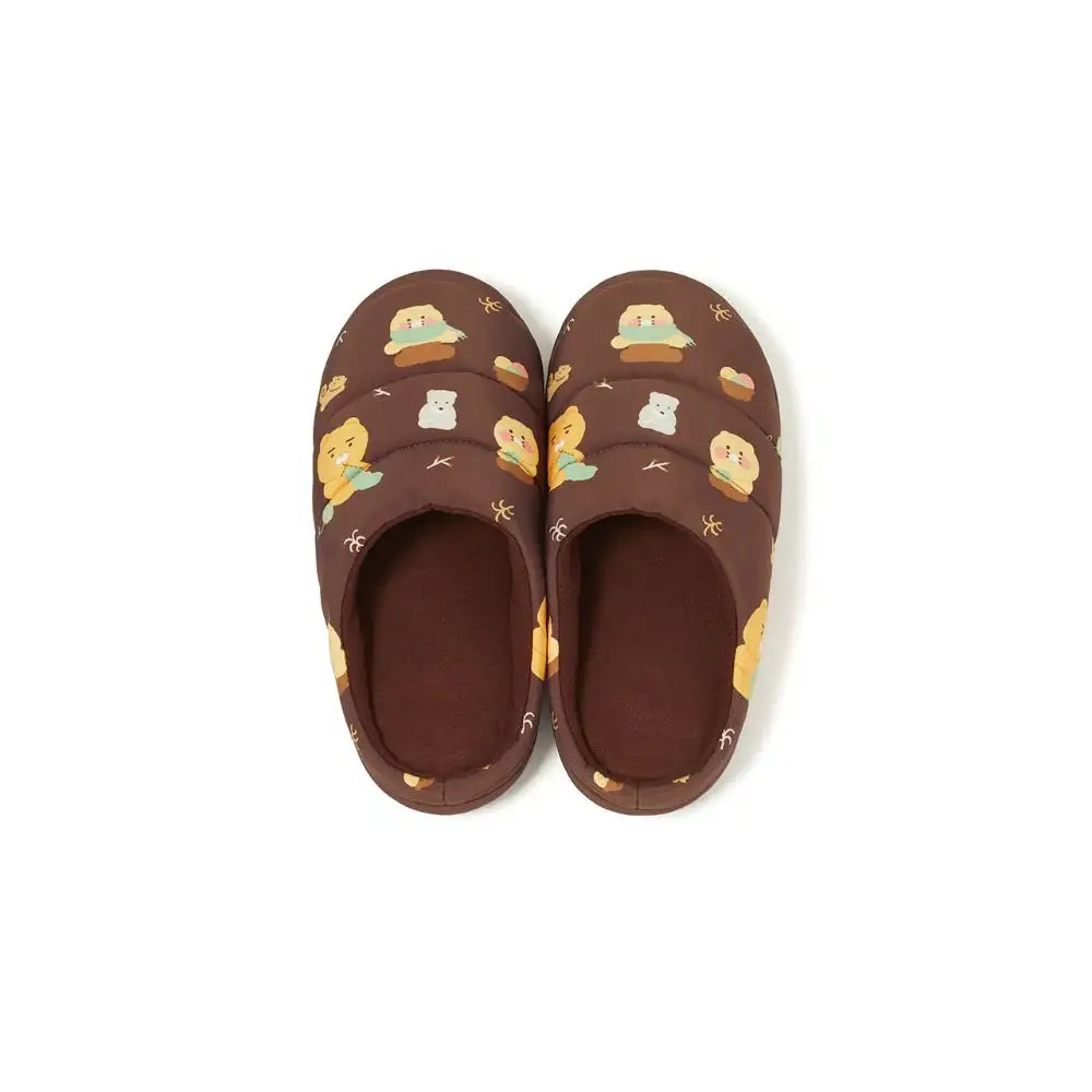 Kakao Friends - Ryan & Choonsik Cabin in the Forest Padded Slippers - Kakao Friends - Home & Living, Accessories - Harumio