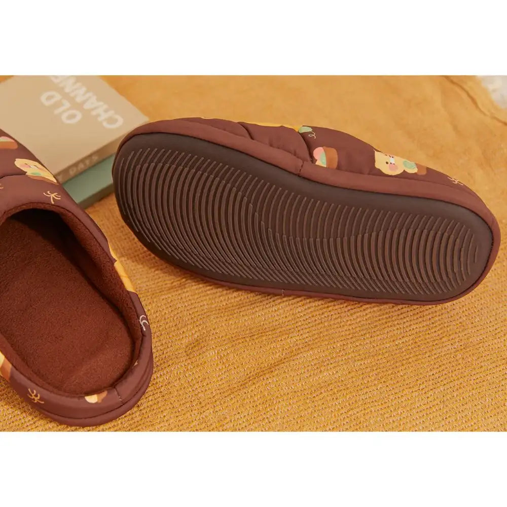 Kakao Friends - Ryan & Choonsik Cabin in the Forest Padded Slippers - Kakao Friends - Home & Living, Accessories - Harumio