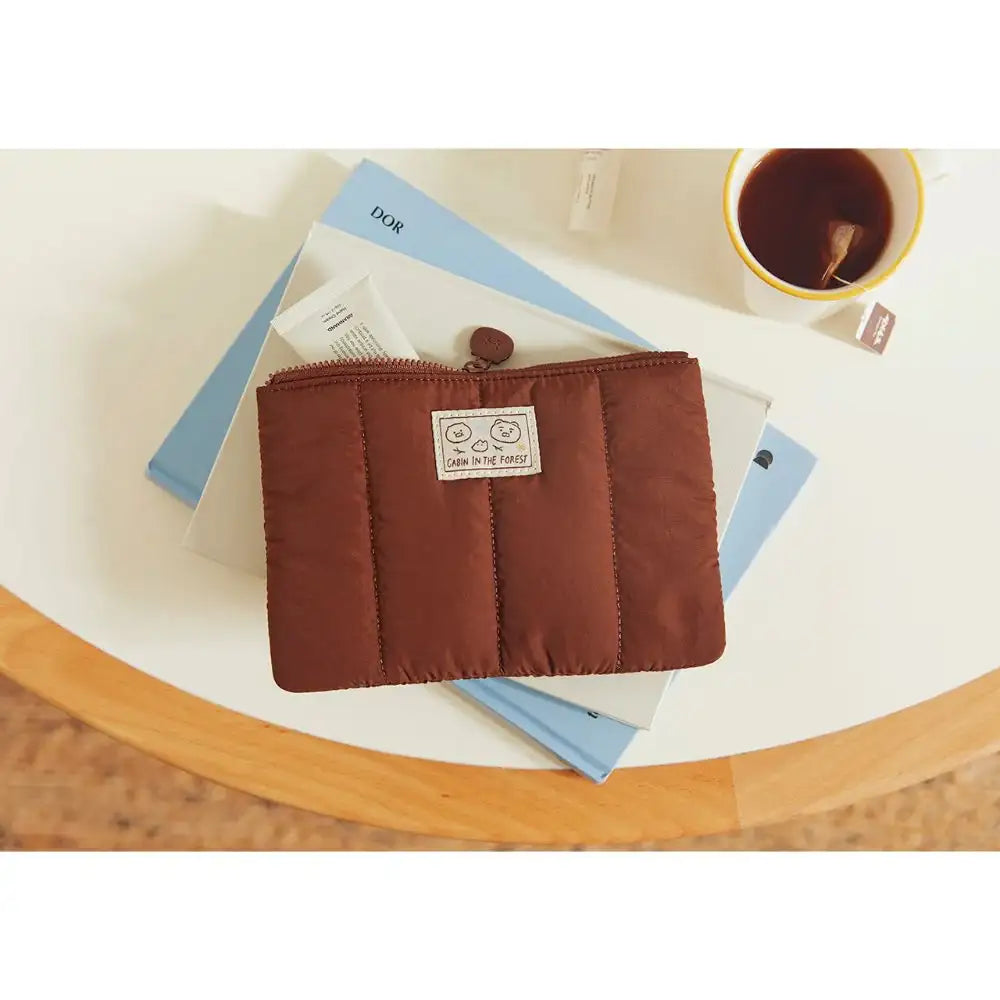Kakao Friends - Choonsik Cabin in the Forest Padded Pouch - Kakao Friends - Home & Living, Accessories - Harumio
