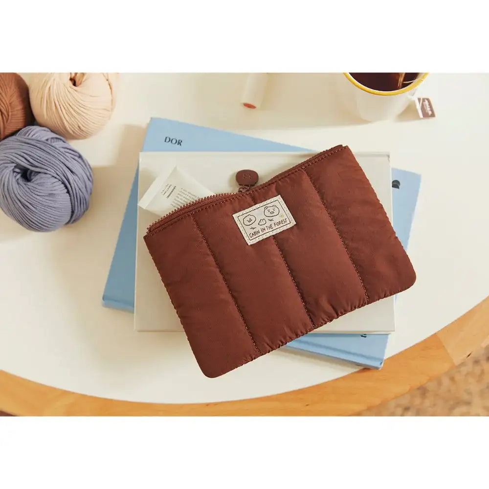 Kakao Friends - Choonsik Cabin in the Forest Padded Pouch - Kakao Friends - Home & Living, Accessories - Harumio