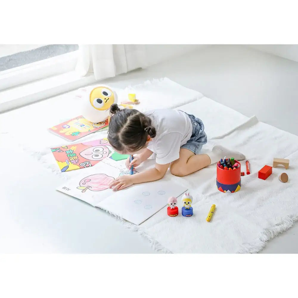 Kakao Friends - Pink Apeach Figure Stamp - Kakao Friends - Home & Living, Accessories - Harumio