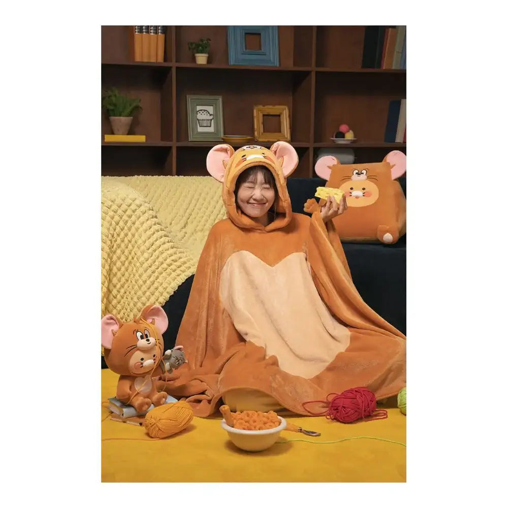 Tom & Jerry x Kakao Friends - Jerry Costume Choonsik Blanket - Tom & Jerry x Kakao Friends - Home & Living, Accessories - Harumio