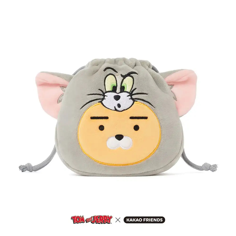 Tom & Jerry x Kakao Friends - Tom & Ryan Fabric Pouch - Tom & Jerry x Kakao Friends - Home & Living, Accessories - Harumio