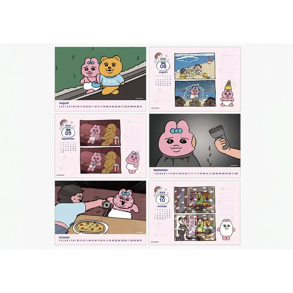 Kakao Friends - Punkyu Rabbit 2024 Desk Calendar - Kakao Friends - Home & Living, Accessories - Harumio