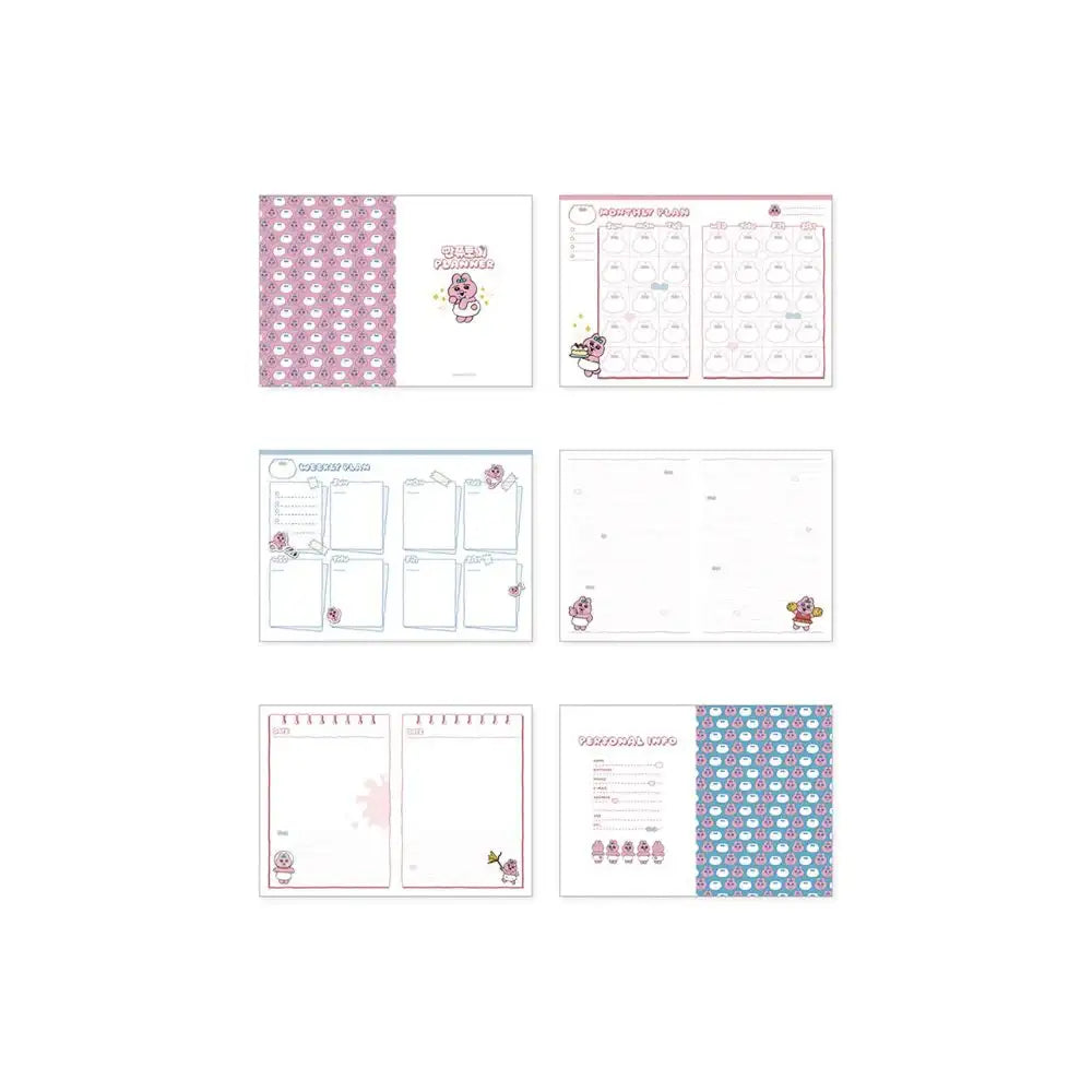 Kakao Friends - Pink Shy Punkyu Rabbit Year Planner - Kakao Friends - Home & Living, Accessories - Harumio