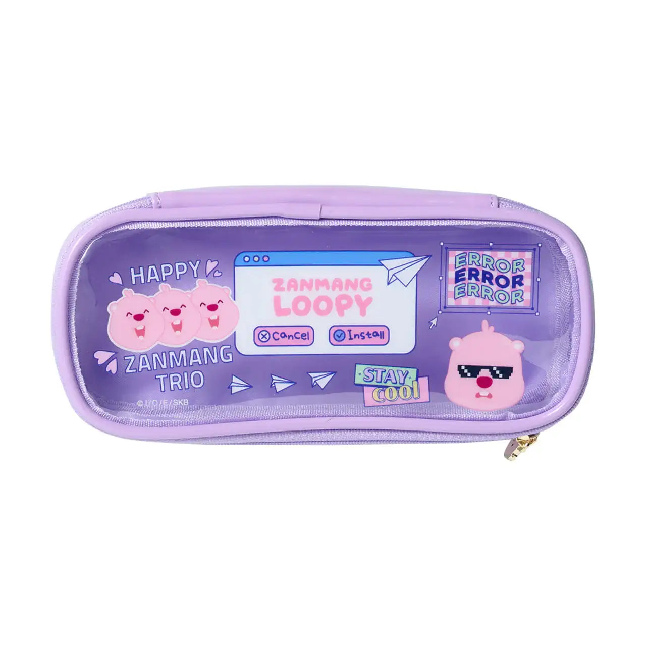 Kakao Friends x Zanmang Loopy - Stay Cool Pencil Pouch - Kakao Friends x Zanmang Loopy - Home & Living, Accessories - Harumio