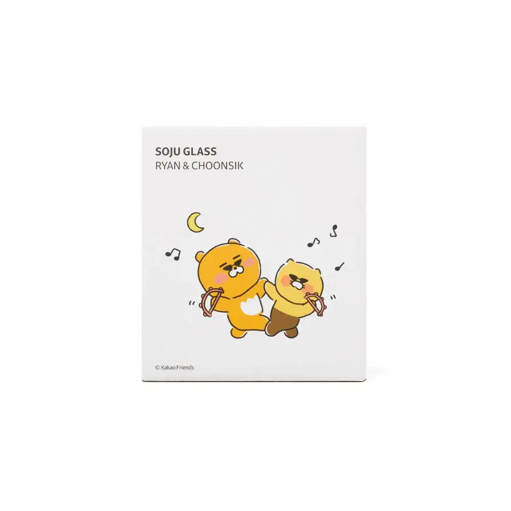 Kakao Friends - Ryan & Choonsik Cheers! Soju Glass - Kakao Friends - Home & Living, Accessories - Harumio