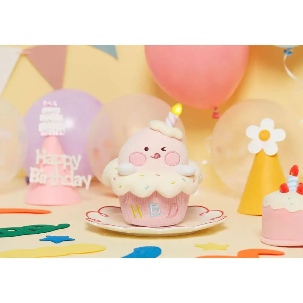 Kakao Friends - Happy Birthday Sparkle Cupcake Melody Plush Doll